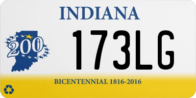 IN license plate 173LG