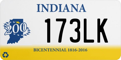 IN license plate 173LK