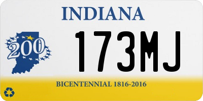 IN license plate 173MJ