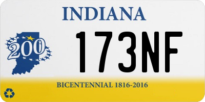 IN license plate 173NF