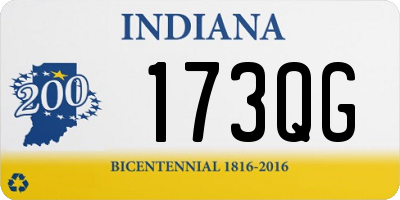 IN license plate 173QG