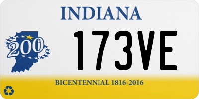 IN license plate 173VE