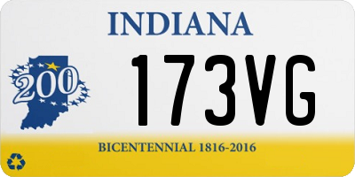 IN license plate 173VG