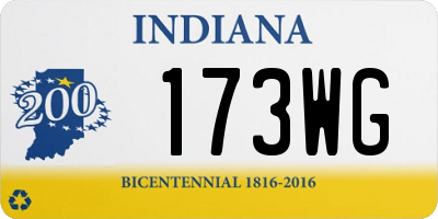 IN license plate 173WG
