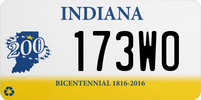 IN license plate 173WO