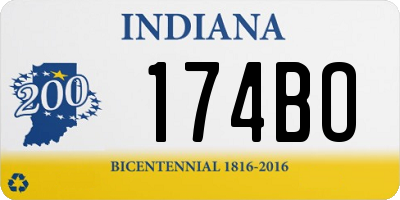 IN license plate 174BO