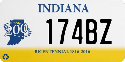 IN license plate 174BZ