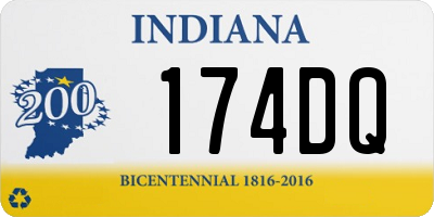 IN license plate 174DQ