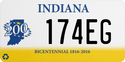 IN license plate 174EG