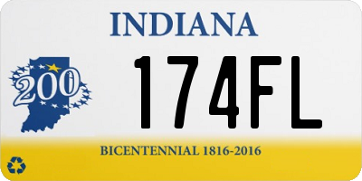 IN license plate 174FL