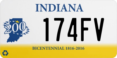 IN license plate 174FV