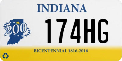 IN license plate 174HG