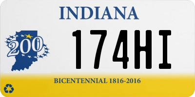 IN license plate 174HI