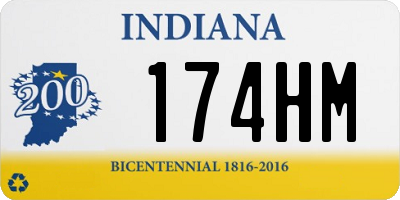 IN license plate 174HM