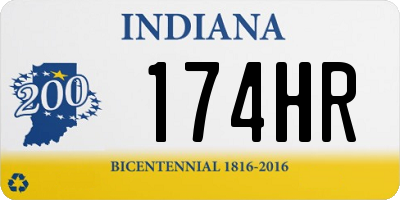 IN license plate 174HR