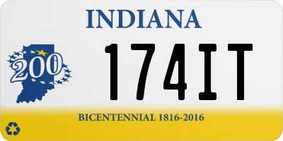 IN license plate 174IT