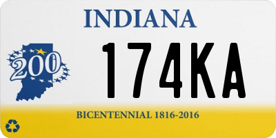 IN license plate 174KA