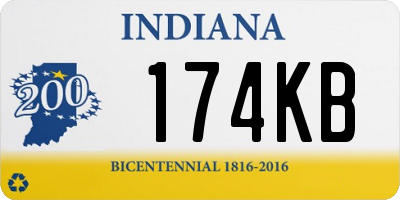 IN license plate 174KB