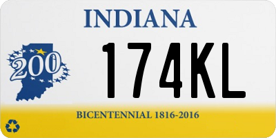 IN license plate 174KL