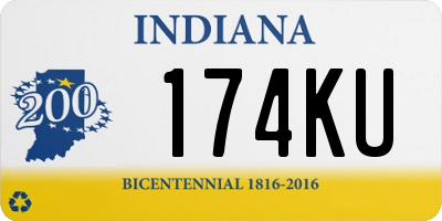 IN license plate 174KU