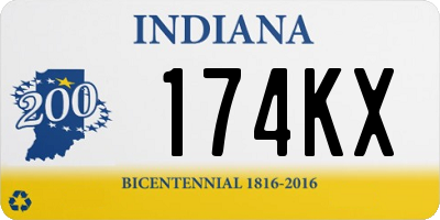 IN license plate 174KX