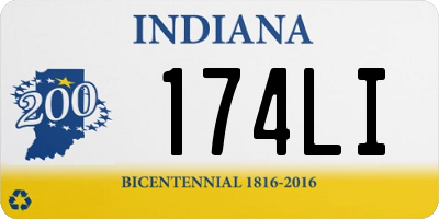 IN license plate 174LI