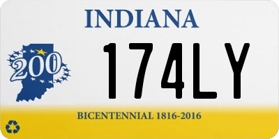 IN license plate 174LY