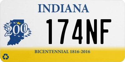 IN license plate 174NF