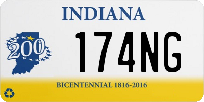 IN license plate 174NG