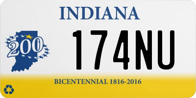 IN license plate 174NU