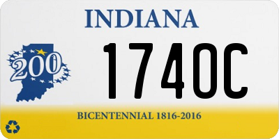 IN license plate 174OC