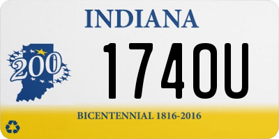 IN license plate 174OU
