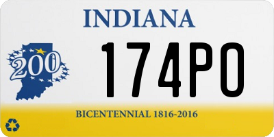 IN license plate 174PO