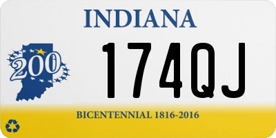 IN license plate 174QJ