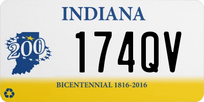 IN license plate 174QV