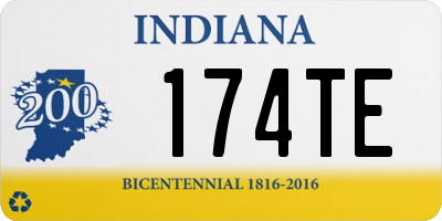 IN license plate 174TE