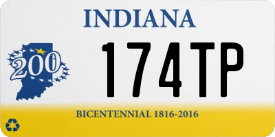 IN license plate 174TP