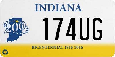 IN license plate 174UG