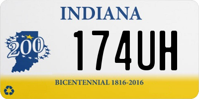 IN license plate 174UH