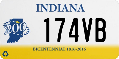 IN license plate 174VB