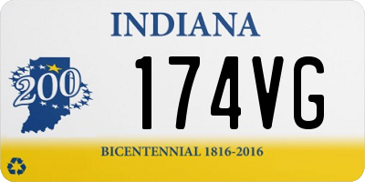 IN license plate 174VG