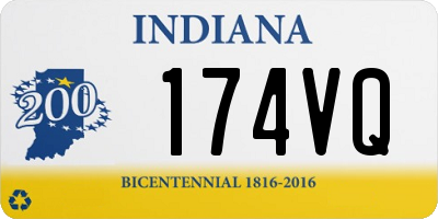 IN license plate 174VQ