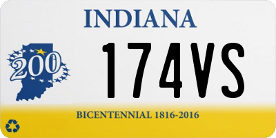 IN license plate 174VS