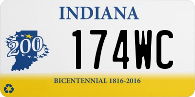 IN license plate 174WC