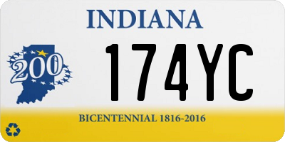 IN license plate 174YC