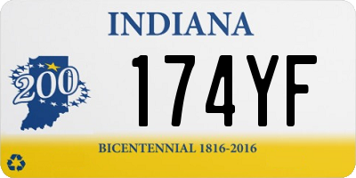 IN license plate 174YF