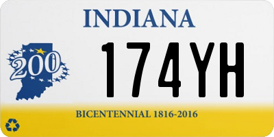 IN license plate 174YH