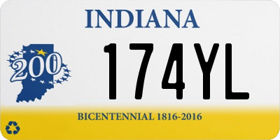 IN license plate 174YL