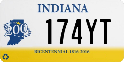 IN license plate 174YT