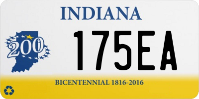 IN license plate 175EA